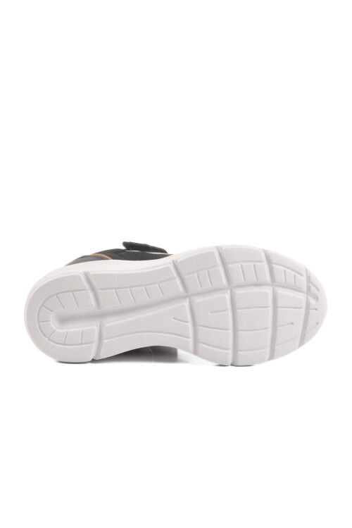 حذاء رياضي خفيف الوزن للأطفال من الجنسين مزود بشريط فيلكرو باللونين الأسود والأبيض، مفضل 100 F