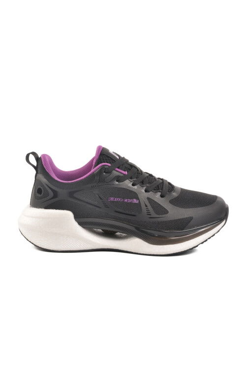 Black White Mesh Lightweight Flexible Sneakers PCI-11352 G