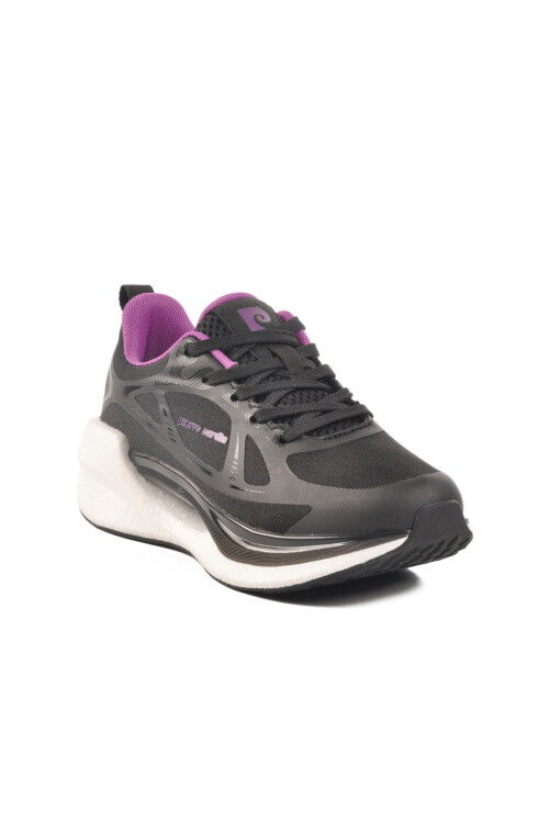 Black White Mesh Lightweight Flexible Sneakers PCI-11352 G