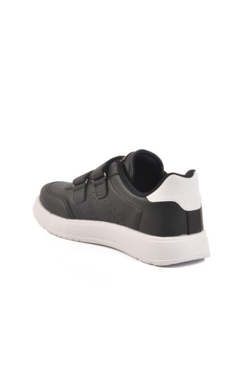 Black White Velcro Unisex Sneakers DRK158 G