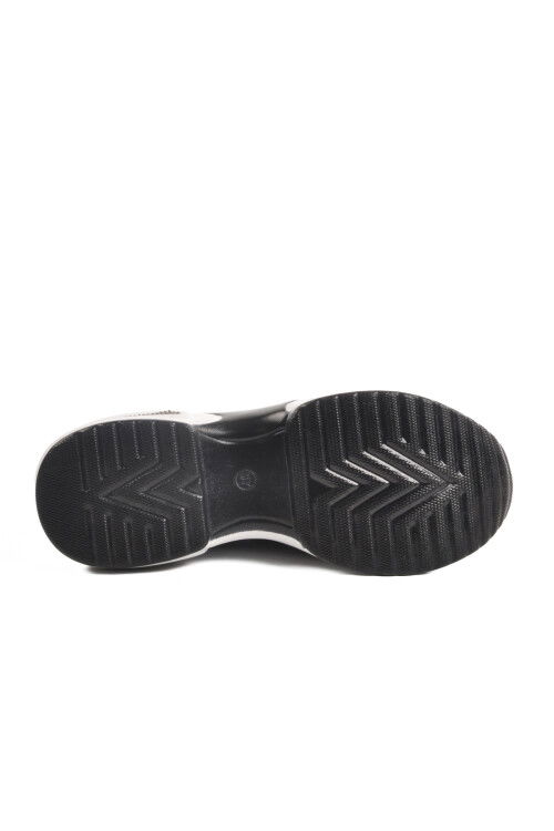 Black and White Anorak Stoned Womens Sneakers 702307 Z