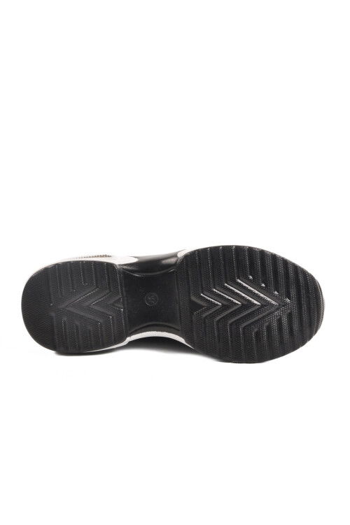 Black and White Anorak Womens Sneakers 702322 Z