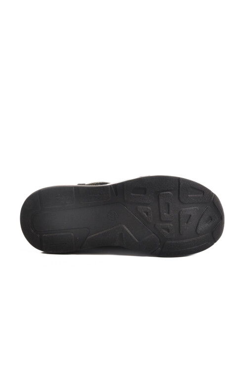 حذاء كاجوال نسائي مطرز بحجر أنوراك باللونين الأبيض والأسود 702498 Z