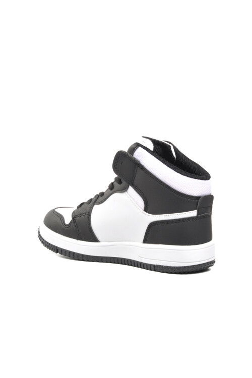 Black and White Ankle-Length Boys Sneaker Haykat Long G