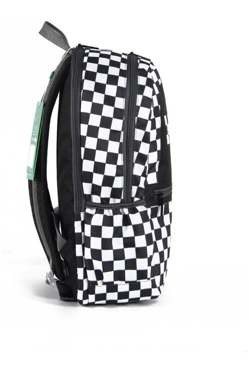 Black and White Unisex School Bag 03780