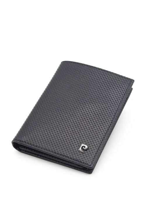Black Genuine Leather Mens Wallet 2835