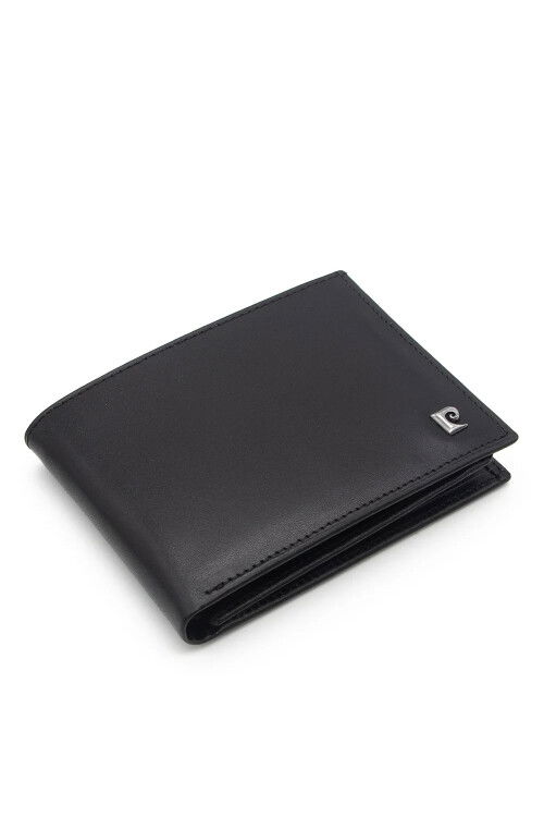 Black Genuine Leather Mens Wallet 3234