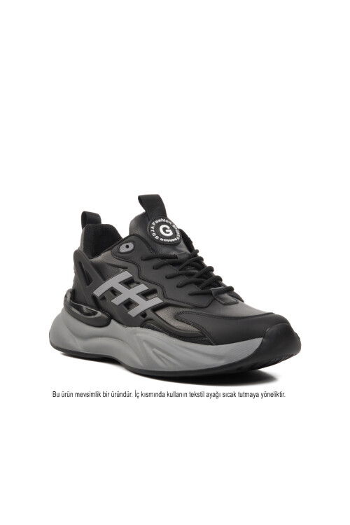 SEASONAL Black Mens Sneakers 23K550 M