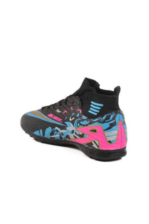 Siyah Fuşya Unisex Halı Saha Ayakkabısı WJ-502 G