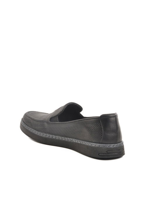 Black Genuine Leather Mens Casual Shoes C330 M