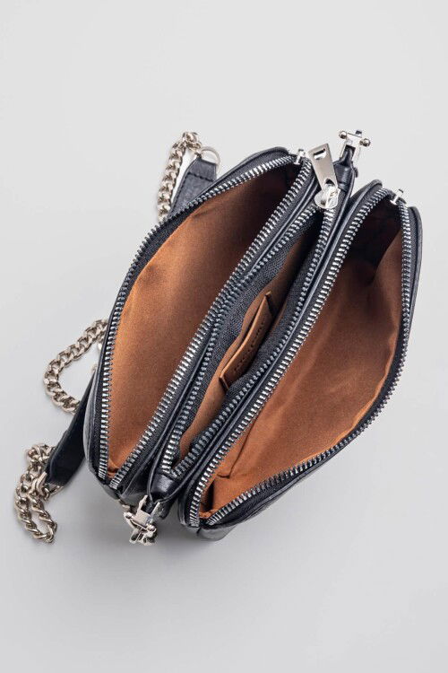 Black Womens Crossbody Bag IM464-2