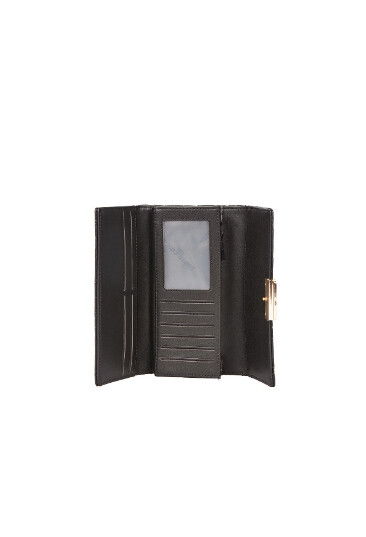 Black Womens Wallet 06PC25Y614-KLSA