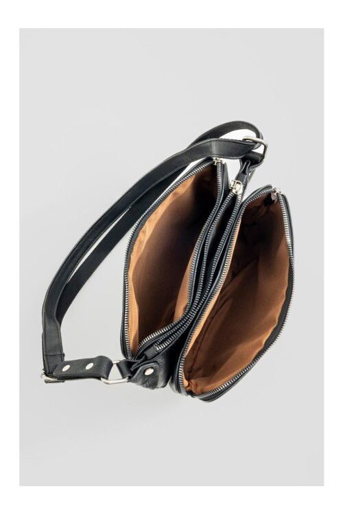 Black Womens Crossbody Bag IM332-7