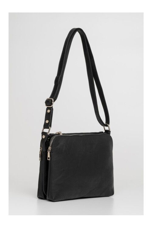 Black Womens Crossbody Bag IM332-7