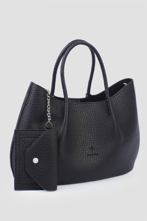 Black Womens Hand and Shoulder Bag IM576