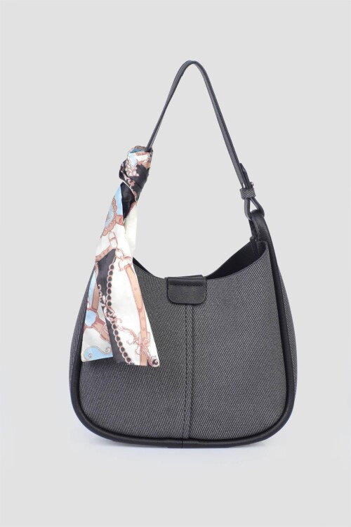 Black Womens Hand and Shoulder Bag IM592