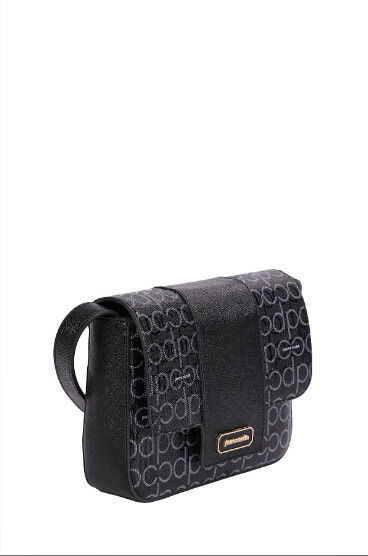 حقيبة كتف نسائية سوداء 05PC24K805-PMN