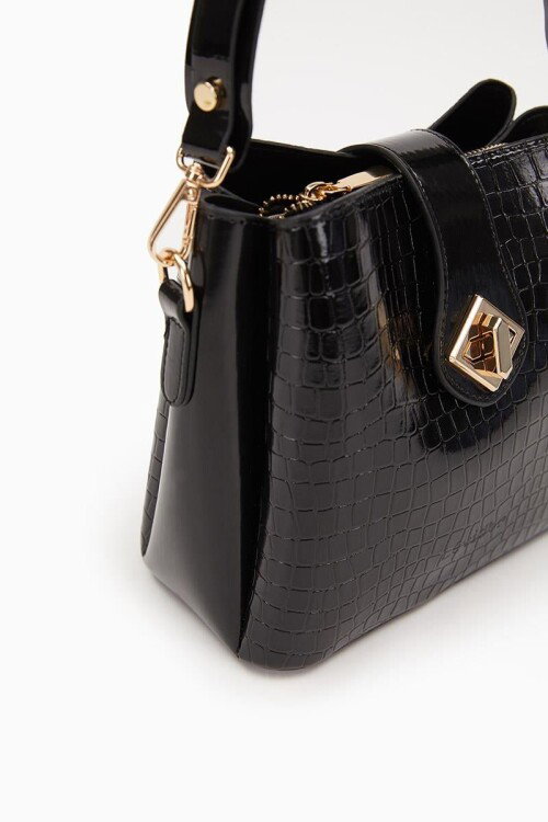 Black Womens Shoulder Bag 930167