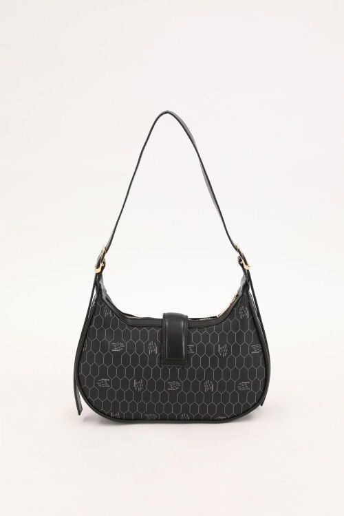 Black Womens Handbag and Shoulder Bag 930211