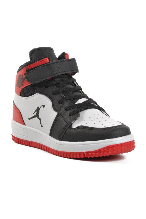 Black Red Ankle Boy Sneaker Haykat Long F