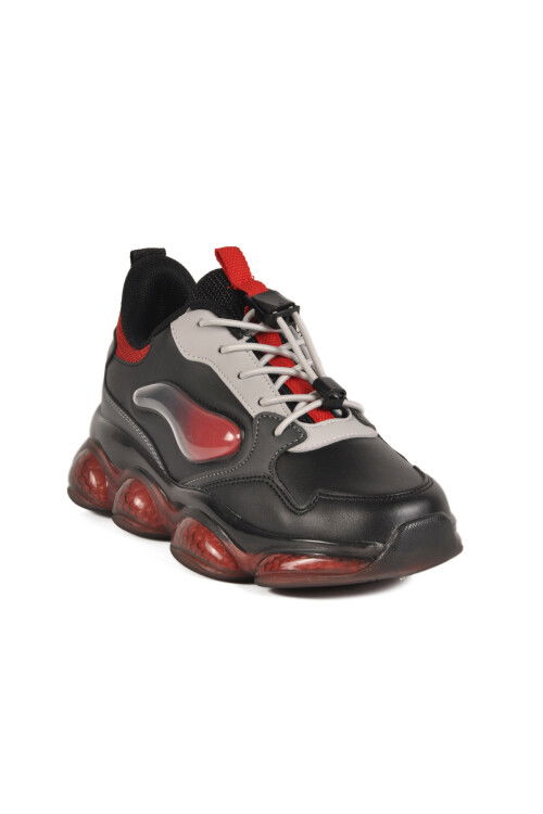 Black Lock Lace-Up Boys Sneakers 2054 F