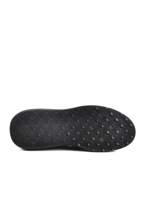 Siyah Rugan Hakiki Deri Erkek Sneaker 70819 M