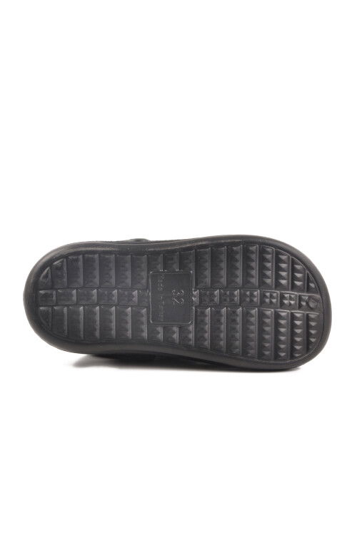 Black Eva Lightweight Girls Sabo Slippers 303 F