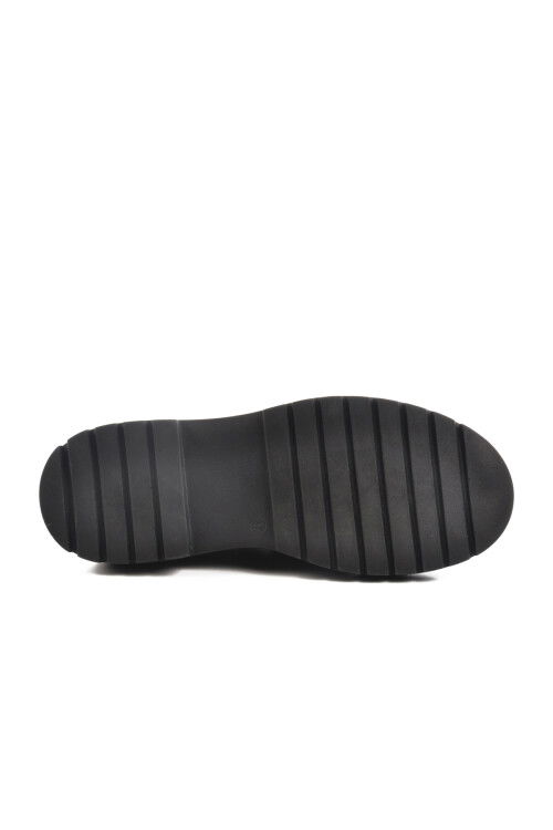 Siyah Yüksek Taban Kadın Casual Ayakkabı F-2047 Z