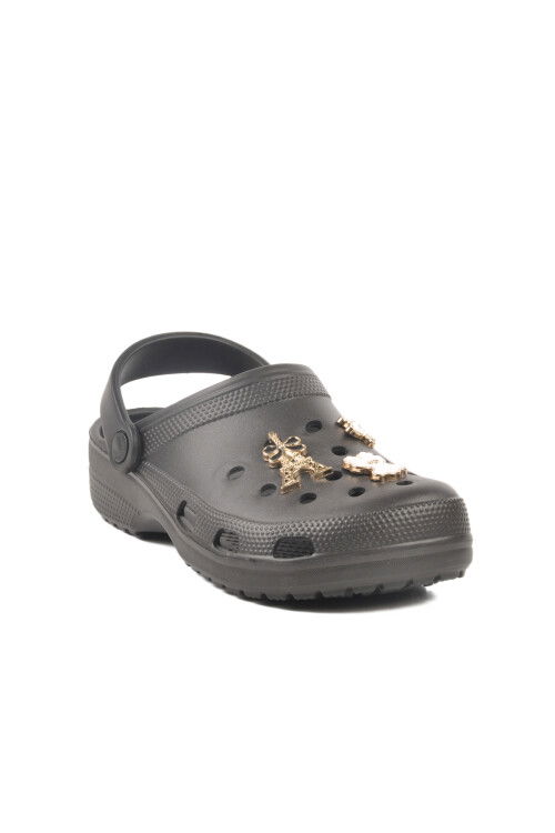 Black Eva Lightweight Womens Sabo Slippers 606 Z