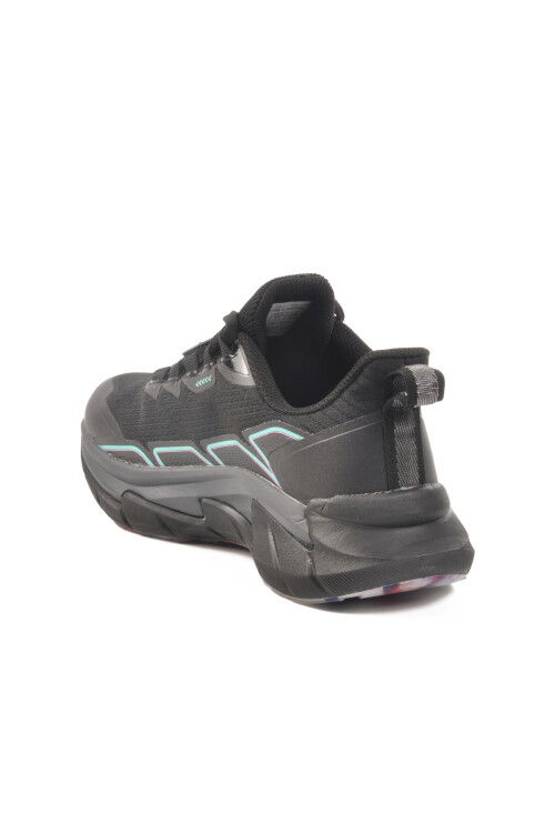 Black Mesh Lightweight Flexible Womens Sneakers PCI-11055 G