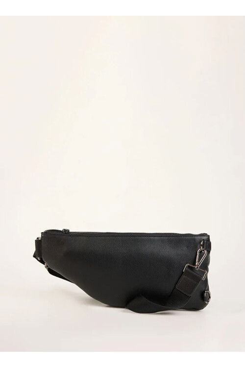 Black Mens Waist Bag 01PC00105