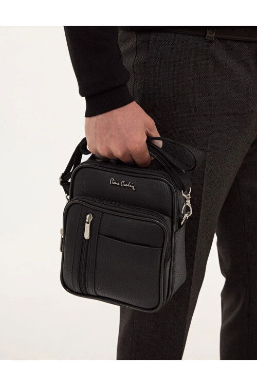 Black Mens Clutch Hand and Shoulder Bag 01PC001423