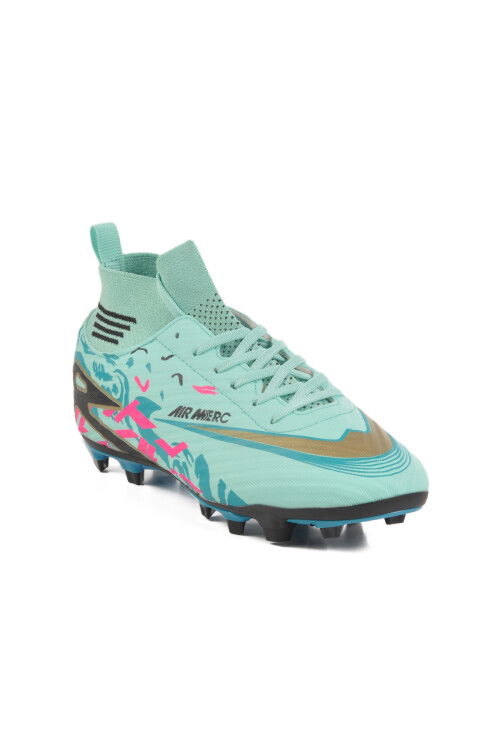 Mens Cleats with Aqua Green Socks WJ-501 M