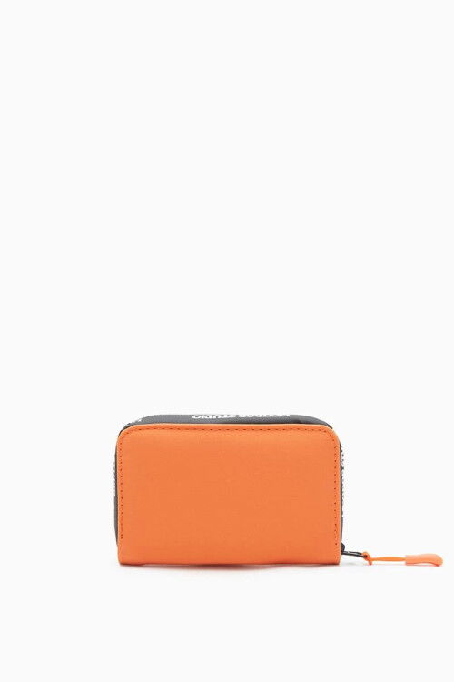 Orange Textile Womens Wallet 920003