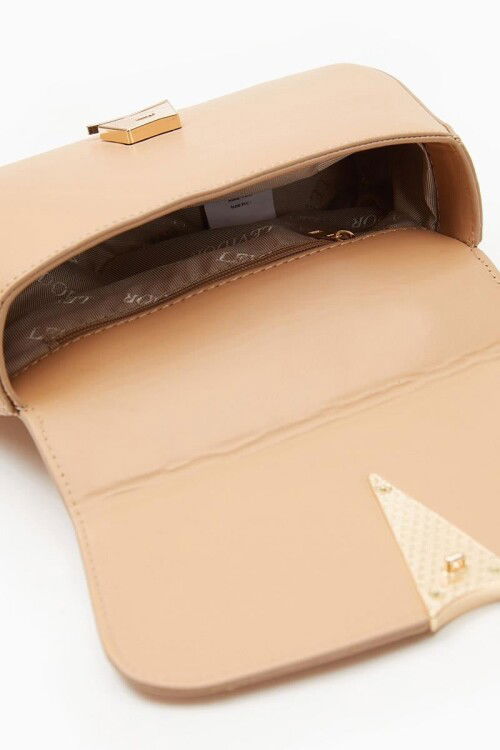 حقيبة كتف نسائية من جلد المنك 930089