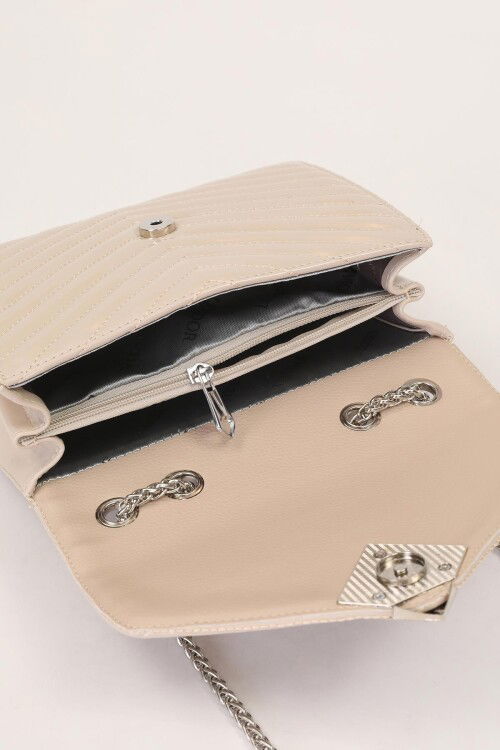 Mink Patent Leather Womens Shoulder Bag 930076