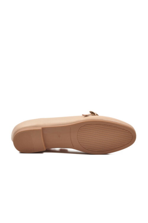 Beige Skin Light Flexible Womens Ballerinas 312456 Z