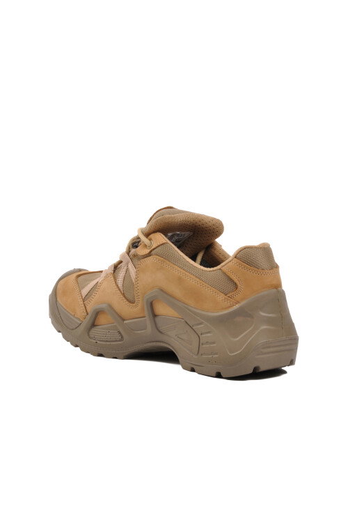 Beige Nubuck Mens Outdoor Shoes P1493 M