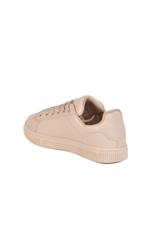 Beige Skin Lace-Up Lightweight Womens Sneakers Mota 600 G