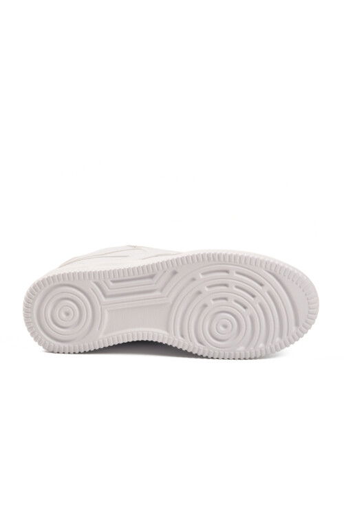 Beyaz Bağcıklı Hafif Cilt Unisex Spor Ayakkabı Marlow G