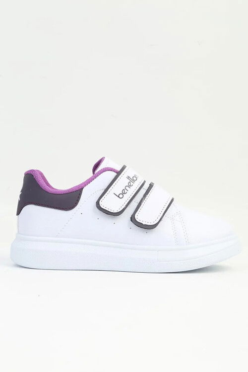 White Purple Boys Sports Shoes BN-31806 F