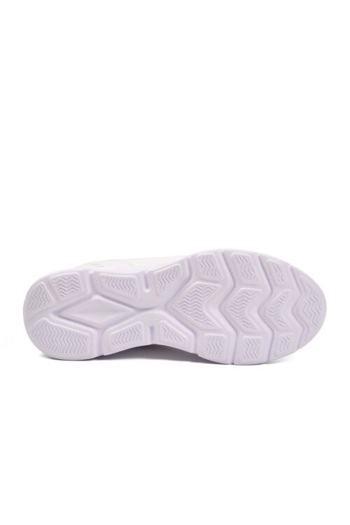 Beyaz Bağcıklı Hafif Esnek Cilt Erkek Spor Ayakkabı Epic M