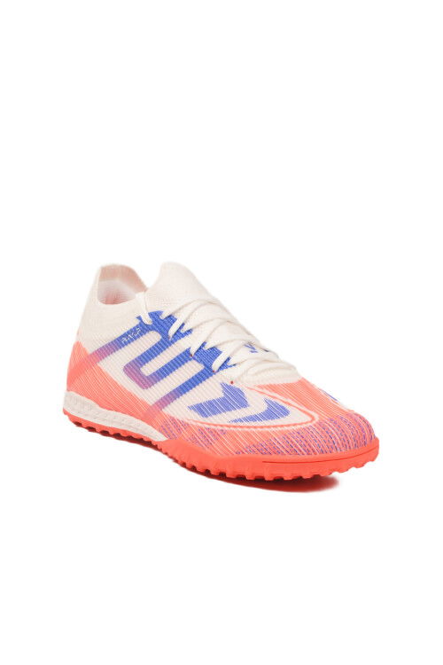 White Laced Mens Artificial Turf Shoes MH-252-149 M