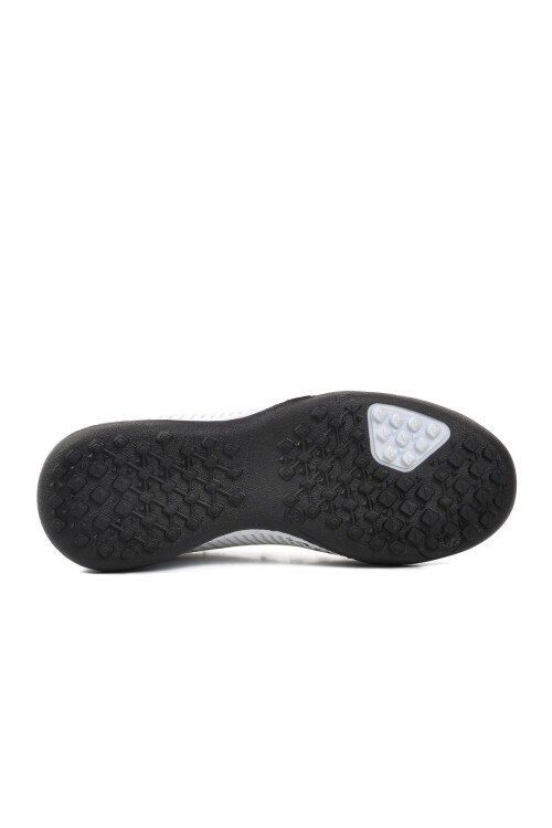 Beyaz-Siyah-Neon Sarı  Çocuk Halı Saha Ayakkabısı 1011 Halısaha F