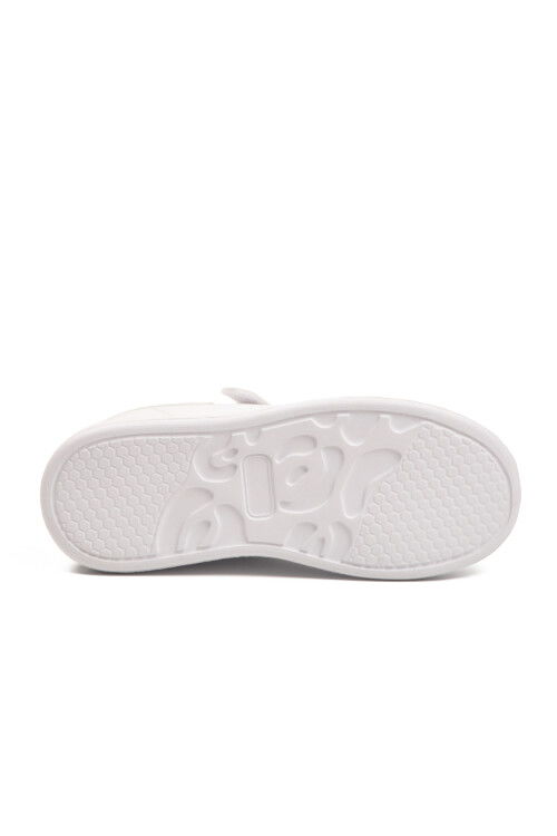 White Velcro Lightweight Unisex Kids Sneakers 2540-26K F