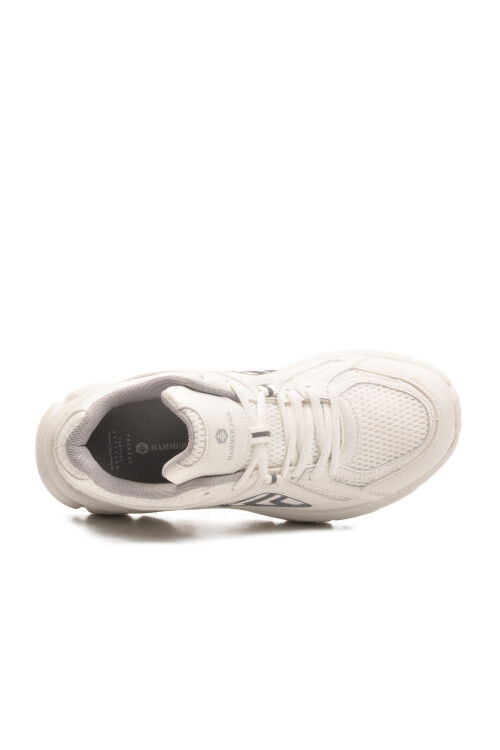 White Memory Sole Lightweight Flexible Mesh Unisex Sneakers Dipper G