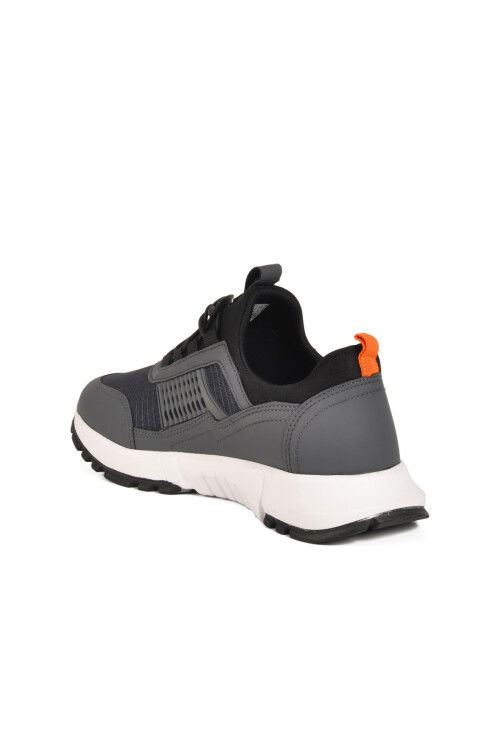 Smoked Lightweight Flexible Lock Laced Unisex Sneakers Nans 6006 G