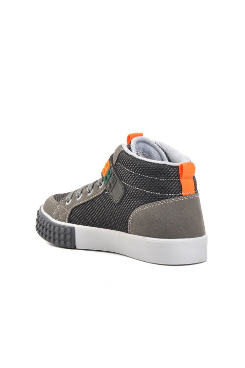Grey Velcro Ankle Boys Sneakers North F