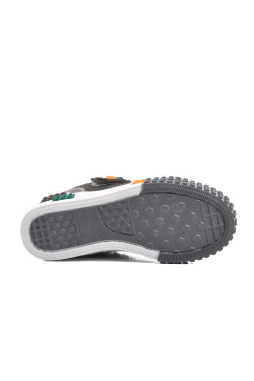 Grey Velcro Ankle Boys Sneakers North F