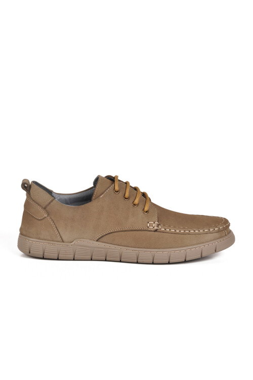Gray Nubuck Genuine Leather Mens Casual Shoes 995 M